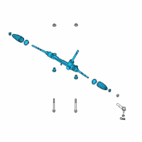 OEM Toyota C-HR Gear Assembly Diagram - 45510-F4010