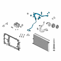 OEM Ford Hose & Tube Assembly Diagram - DL3Z-19A834-A