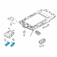 OEM 2018 Kia Soul Lens-OVERHEADEAD Console Diagram - 92823B2000