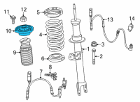 OEM 2020 BMW 530i Guide Support Diagram - 31-30-6-866-262