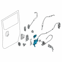 OEM Chevrolet City Express Lock Actuator Diagram - 19317353