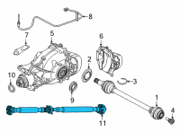 OEM 2020 BMW X6 DRIVE SHAFT AUTOMATIC TRANSM Diagram - 26-10-8-487-410