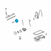 OEM 1998 Chevrolet Camaro Balancer Asm-Crankshaft Diagram - 12553118