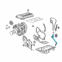 OEM Oldsmobile Tube Asm-Oil Level Indicator Diagram - 24440078