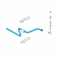 OEM Chrysler 300M Bar-Rear Suspension Diagram - 4782855AA