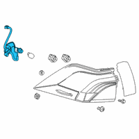 OEM 2020 Toyota RAV4 Socket & Wire Diagram - 81555-42220