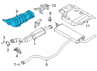 OEM 2022 Nissan Sentra Heat Insulator Assy-Front Floor Diagram - 74750-6LH0A