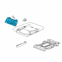 OEM 2015 Cadillac Escalade Heater & AC Control Diagram - 23467327