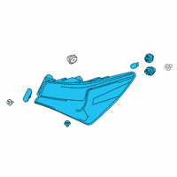 OEM 2019 Acura ILX Taillight Assembly, R Diagram - 33500-T3R-A71