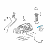 OEM Saturn LS Hose Asm, Fuel Tank Filler Diagram - 9177062