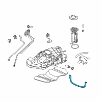 OEM Saturn LS1 Strap, Fuel Tank Diagram - 22677967