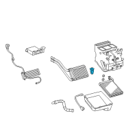 OEM 2011 Toyota Sienna Expansion Valve Diagram - 88515-08140