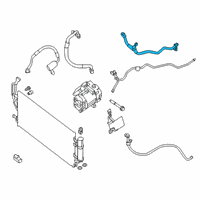 OEM Nissan Leaf Pipe-Front Cooler, Low Diagram - 92450-6WK0A