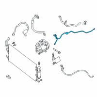 OEM Nissan Leaf Pipe Front Cooler High Diagram - 92440-6WK0A