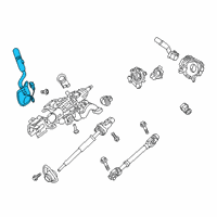 OEM 2020 Ford F-250 Super Duty Shift Lever Diagram - JL3Z-7A256-A