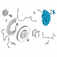 OEM 2022 BMW X4 CALIPER HOUSING LEFT Diagram - 34-10-6-897-361