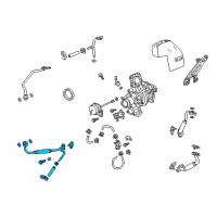 OEM 2017 Cadillac CTS Water Feed Tube Diagram - 12683237