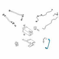 OEM Mercury Lower Oxygen Sensor Diagram - BE5Z-9G444-A