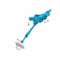 OEM 2018 Lincoln MKC Column Assembly Diagram - EJ7Z-3C529-J