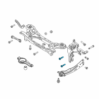 OEM 2017 Ford Focus Lower Arm Rear Bolt Diagram - -W715486-S442