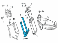 OEM 2022 Cadillac CT4 Lower Bracket Diagram - 84849419