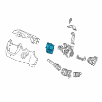 OEM 2013 Honda Crosstour Switch, Steering Diagram - 35130-TR0-A01