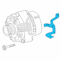 OEM 2004 Chrysler Crossfire Bracket-Alternator Diagram - 5096529AA