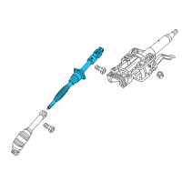 OEM 2016 Chevrolet Colorado Intermediate Steering Shaft Assembly Diagram - 84530611