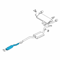 OEM Ford Escape Front Pipe Diagram - GV6Z-5E212-C