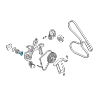 OEM Oldsmobile Aurora Water Pump O-Ring Diagram - 12562004