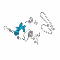 OEM 2001 Oldsmobile Aurora Housing Asm, Water Pump Diagram - 12583237