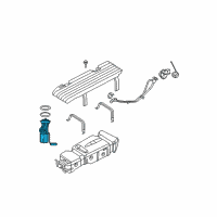 OEM 2004 Dodge Durango Fuel Pump Module/Level Unit Diagram - RL135549AC