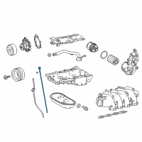 OEM 2013 Lexus IS F Gage Sub-Assy, Oil Level Diagram - 15301-38090