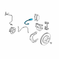 OEM BMW X1 Front Pad Sensor Diagram - 34-35-6-792-562