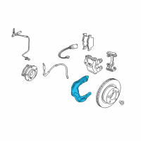 OEM BMW X1 Protection Plate Left Diagram - 34-10-6-787-309