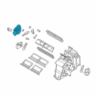 OEM Kia Borrego Mode Actuator Diagram - 971542J000