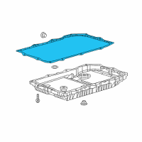 OEM 2019 Jeep Wrangler Oil Pan Diagram - 68522534AA