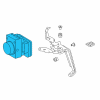 OEM 2012 Scion iQ Actuator Assembly Diagram - 44050-74051