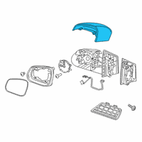 OEM 2020 Chevrolet Spark Mirror Cover Diagram - 95410519