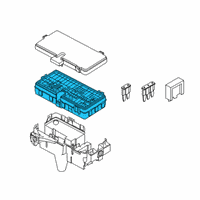 OEM Ford Explorer Fuse Box Diagram - L1MZ-14A068-H