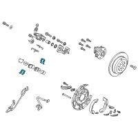 OEM 2020 Kia Sedona Spring-Pad Diagram - 58244A9000