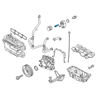 OEM 2013 Ford Escape Oil Cooler Insert Diagram - BE8Z-6L626-A