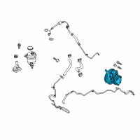 OEM 2013 Kia Forte Pump Assembly-Power STEE Diagram - 571001M100