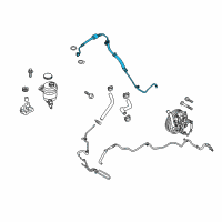 OEM 2013 Kia Forte Koup Hose Assembly-Power Steering Oil Pressure Diagram - 575101M100