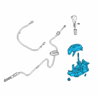 OEM Chevrolet Gear Shift Assembly Diagram - 19316521