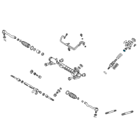 OEM 1998 Lexus LS400 Bearing(For Power Steering Control Valve Upper) Diagram - 90363-19002