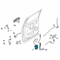 OEM 2015 Ford F-150 Door Latch Assembly Diagram - CK2Z1526412F