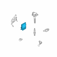 OEM Infiniti Engine Control Module Diagram - 23710-1VZ2B
