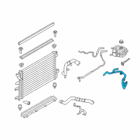 OEM 2017 Lincoln Continental Reservoir Hose Diagram - G3GZ-8C289-A