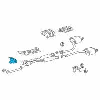 OEM Lexus GS300 INSULATOR, Front Floor Diagram - 58156-30160